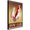 Poster - Woman is Like a Wine  - zwart