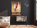Poster - Woman is Like a Wine  - zwart
