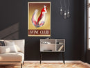 Poster - Woman is Like a Wine  - goud