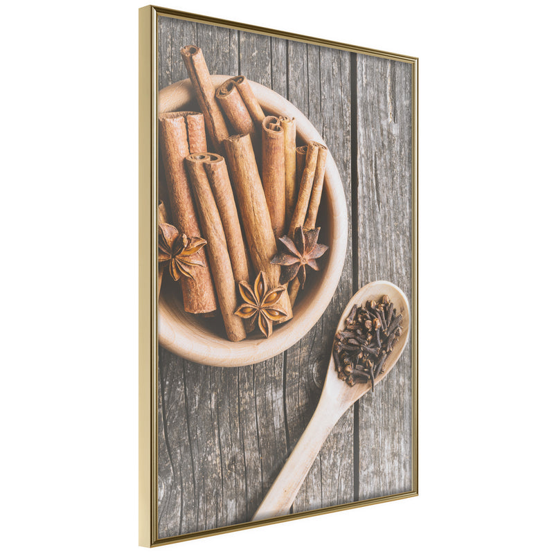 Poster - Kitchen Essentials  - goud