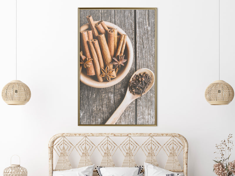 Poster - Kitchen Essentials  - goud