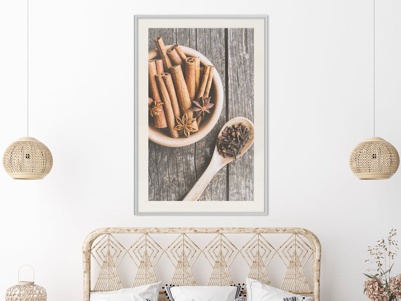 Poster - Kitchen Essentials  - wit passepartout