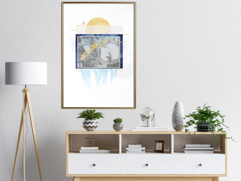 Poster - The Coldest Continent  - goud