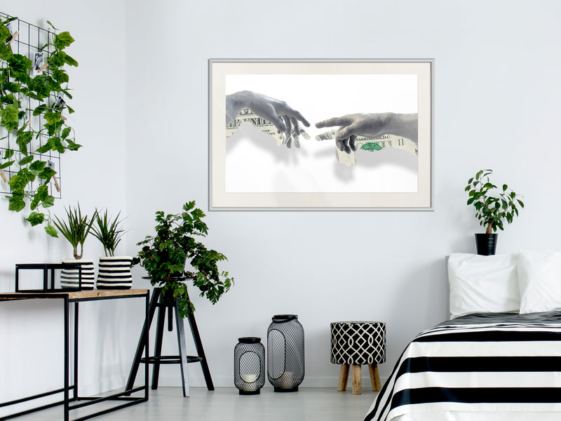 Poster - Touch of Money  - wit passepartout