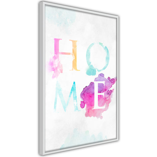 Poster - Home III  - wit