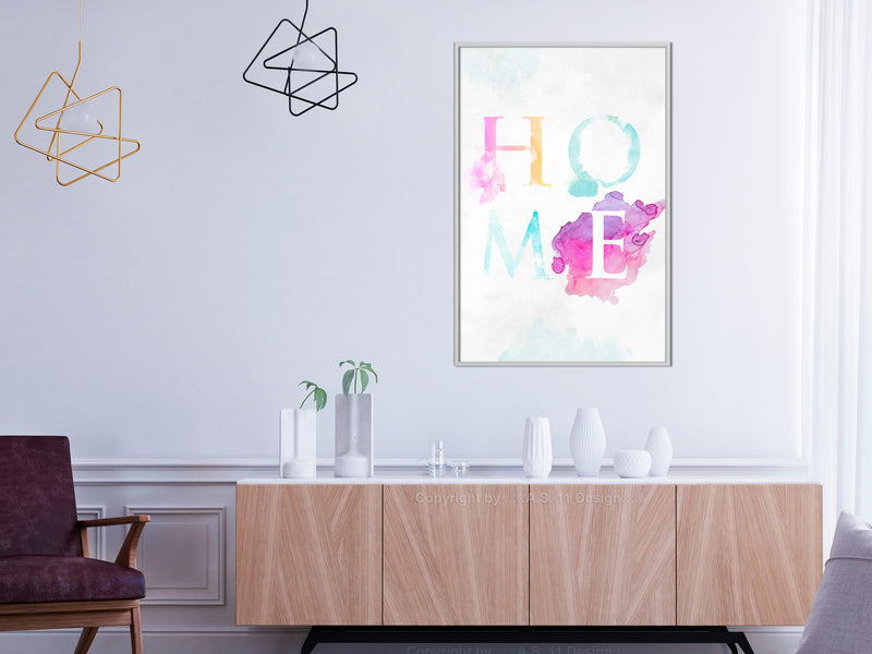 Poster - Home III  - wit