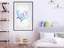 Poster - Love I  - zwart passepartout
