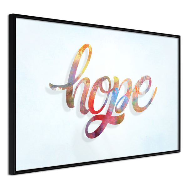 Poster - Colourful Hope  - zwart