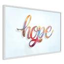 Poster - Colourful Hope  - wit