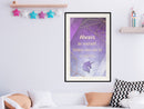Poster - Always Be Yourself  - zwart passepartout