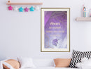 Poster - Always Be Yourself  - goud passepartout