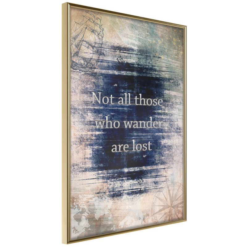 Poster - Lost I  - goud