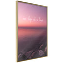 Poster - Step by Step  - goud