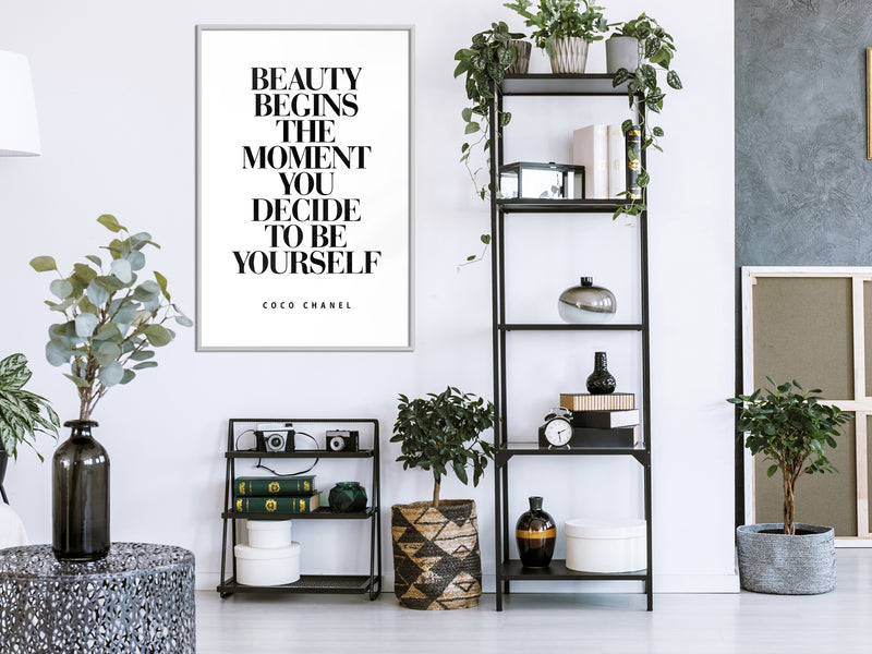Poster - Beginning of the Beauty  - wit