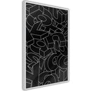 Poster - Scattered Letters  - wit
