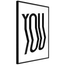 Poster - Only You  - zwart