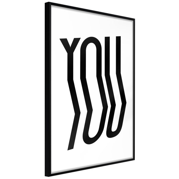 Poster - Only You  - zwart