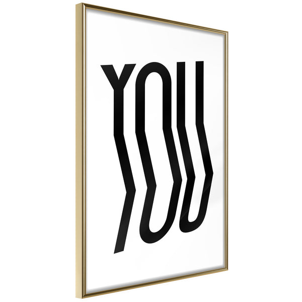 Poster - Only You  - goud