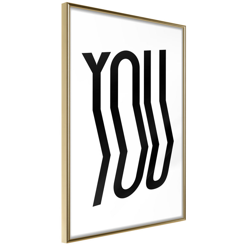 Poster - Only You  - goud