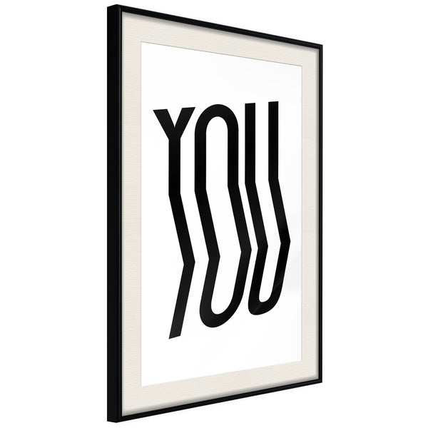 Poster - Only You  - zwart passepartout