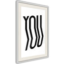 Poster - Only You  - wit passepartout