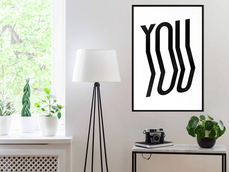 Poster - Only You  - zwart