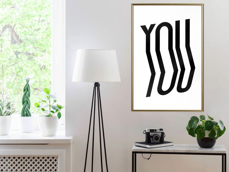Poster - Only You  - goud