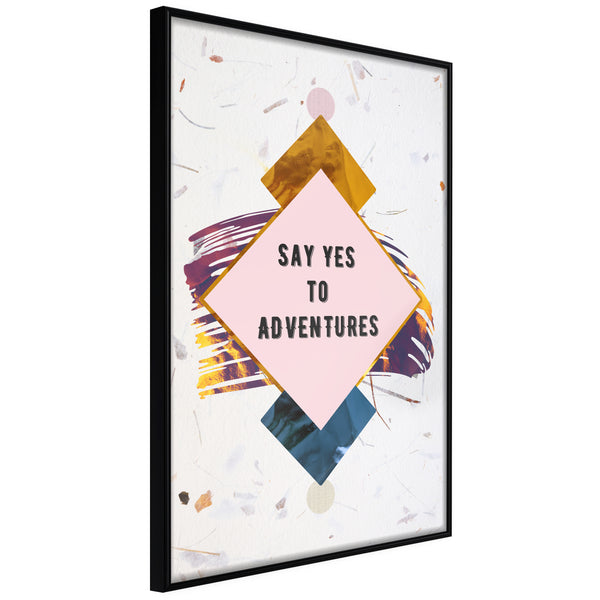 Poster - Time for Adventure!  - zwart