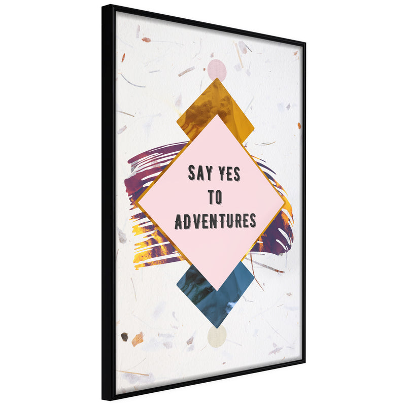 Poster - Time for Adventure!  - zwart