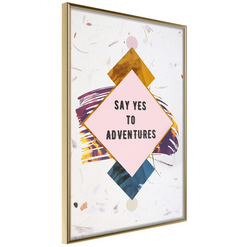 Poster - Time for Adventure!  - goud