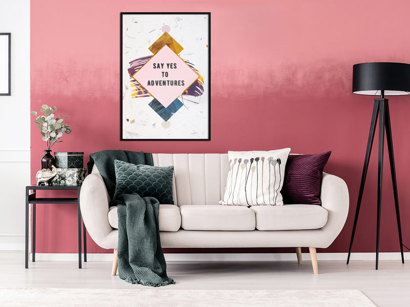 Poster - Time for Adventure!  - zwart