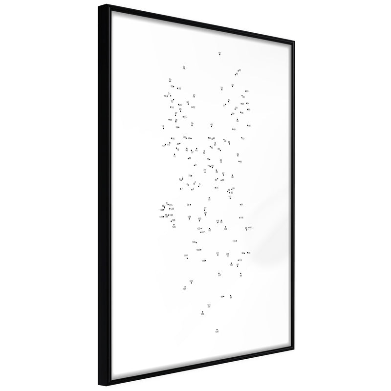 Poster - Connect the Dots  - zwart