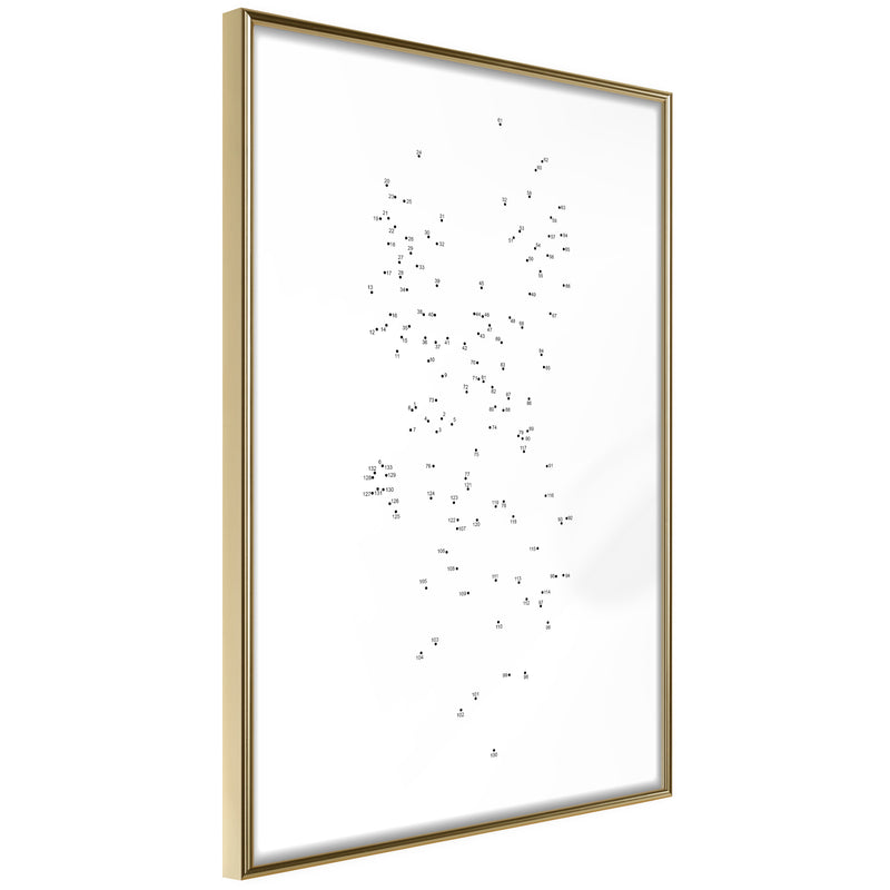 Poster - Connect the Dots  - goud
