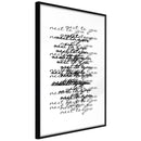 Poster - Love Letter  - zwart