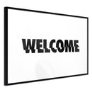 Poster - Welcome  - zwart