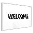 Poster - Welcome  - wit