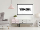 Poster - Welcome  - zwart