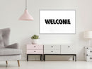 Poster - Welcome  - wit