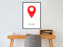 Poster - The Best Location  - zwart