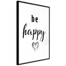 Poster - Don't Worry  - zwart