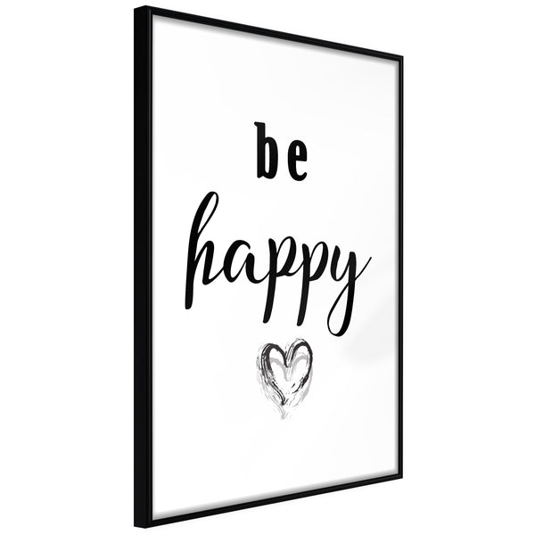 Poster - Don't Worry  - zwart