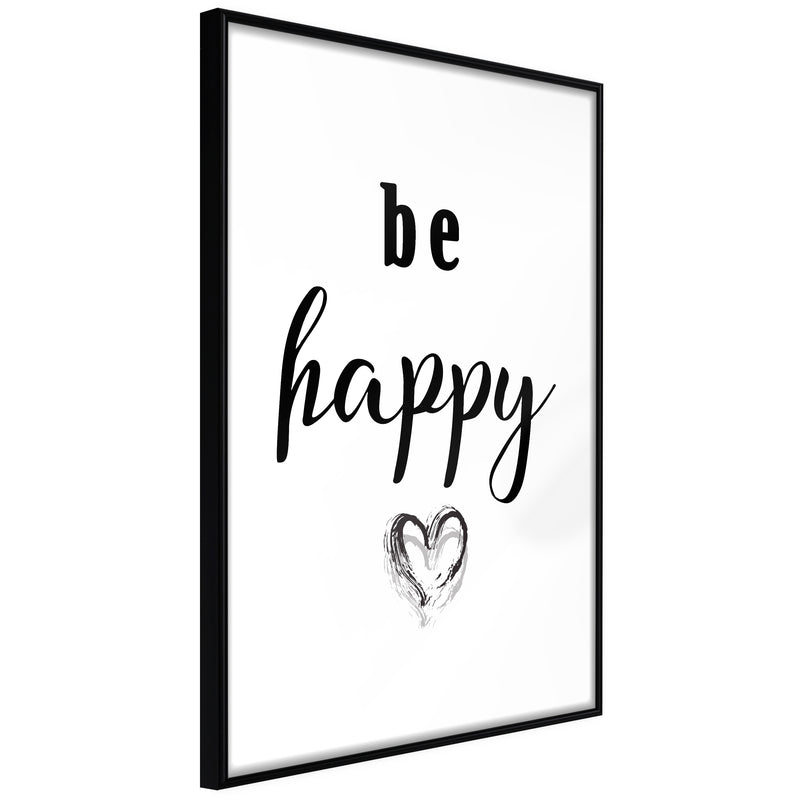 Poster - Don't Worry  - zwart