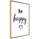 Poster - Don't Worry  - goud