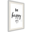 Poster - Don't Worry  - wit passepartout