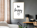 Poster - Don't Worry  - goud