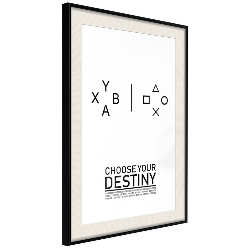 Poster - Which Team Are You On?  - zwart passepartout