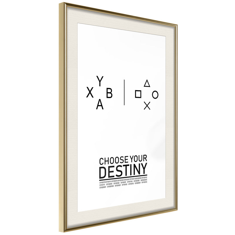 Poster - Which Team Are You On?  - goud passepartout
