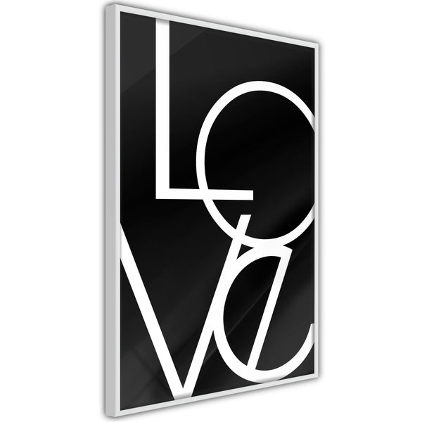Poster - Simply Love  - wit