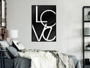 Poster - Simply Love  - zwart