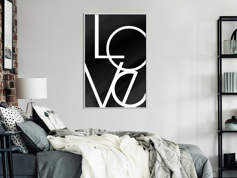 Poster - Simply Love  - wit